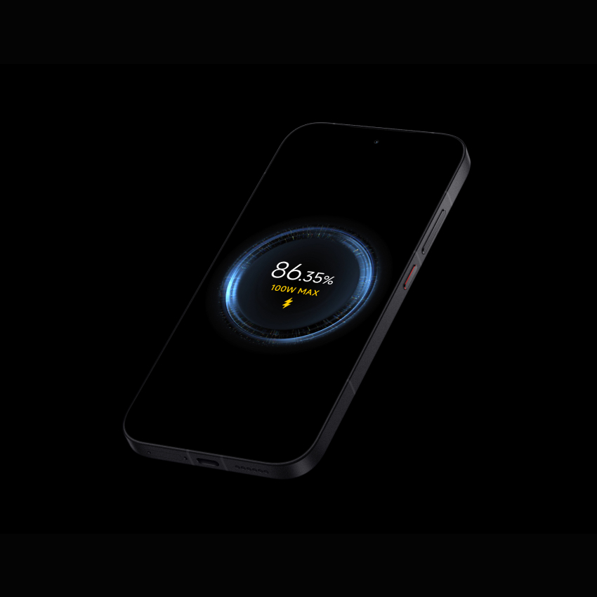 6500 mAh (typ) akumulators ar 100 W HyperCharge uzlādi