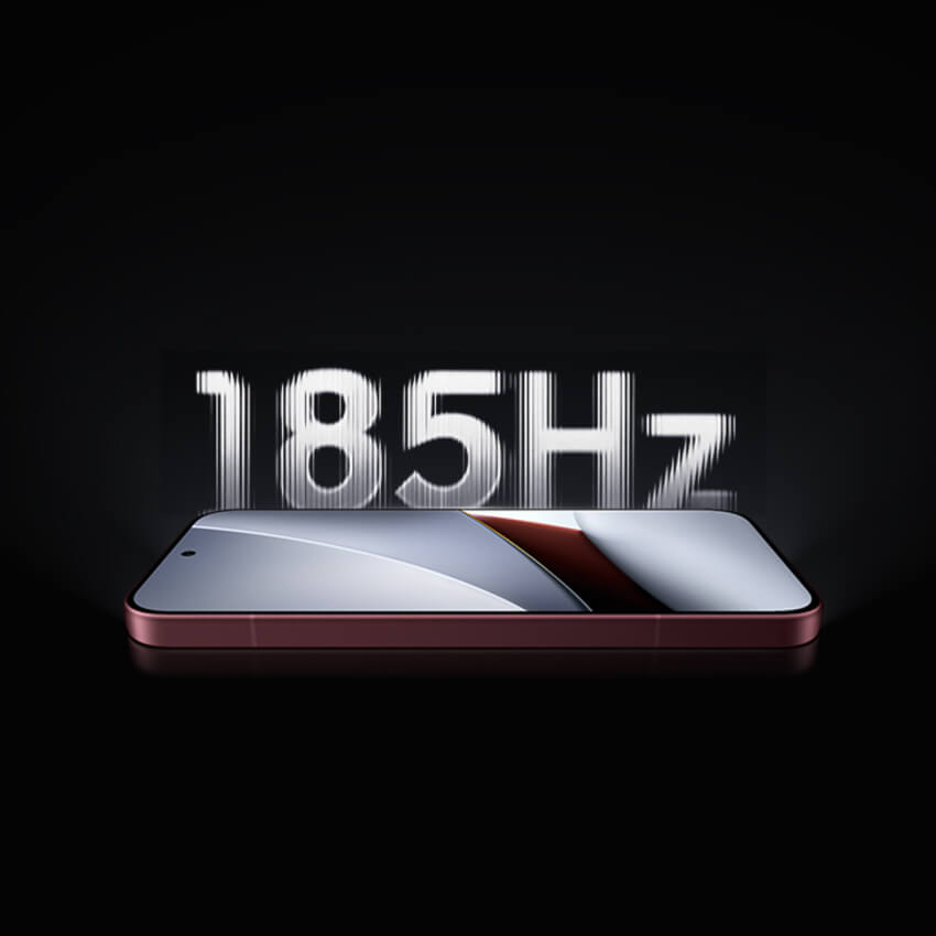 6,9″ 185 Hz AMOLED ekrāns